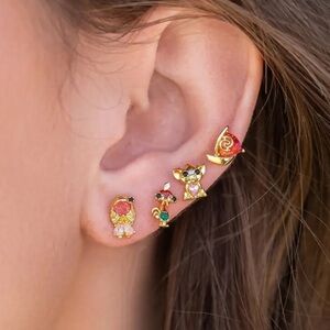 Moana Mismatched Earring Set. New.
